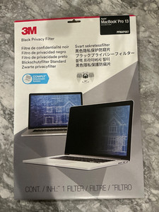 Apple MacBook Pro 13 Black Privacy 3M Filter (NEW)