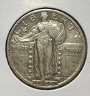 1925 US Standing Liberty SILVER Quarter! "Philadelphia" Mint! Choice VF! Coin!