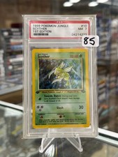 Scyther - 10/64 Jungle 1st Edition Holo PSA 7 Pokemon Card