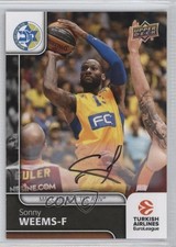 2016-17 Upper Deck Euroleague Auto Sonny Weems #67 Auto 1t2a