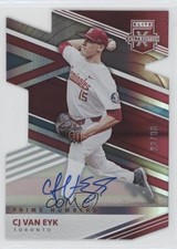 2020 Panini Elite Extra Edition 22/98 CJ Van Eyk #42 Auto xb2