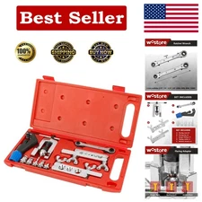 Heavy-Duty Flaring Swage Tool Set with Case - Perfect for Copper & Plastic Pipes