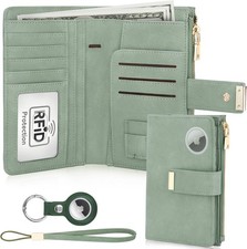 Passport Holder with Airtag for Women/Men, Airtag Passport Wallet for Travel ...