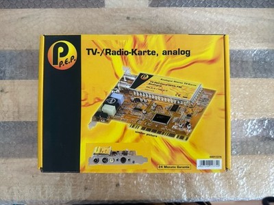 P.E.P. 701013824920 Analogue Stereo A/V-PAL-TV-PCI-Karte FM Sound 00011374 LR138