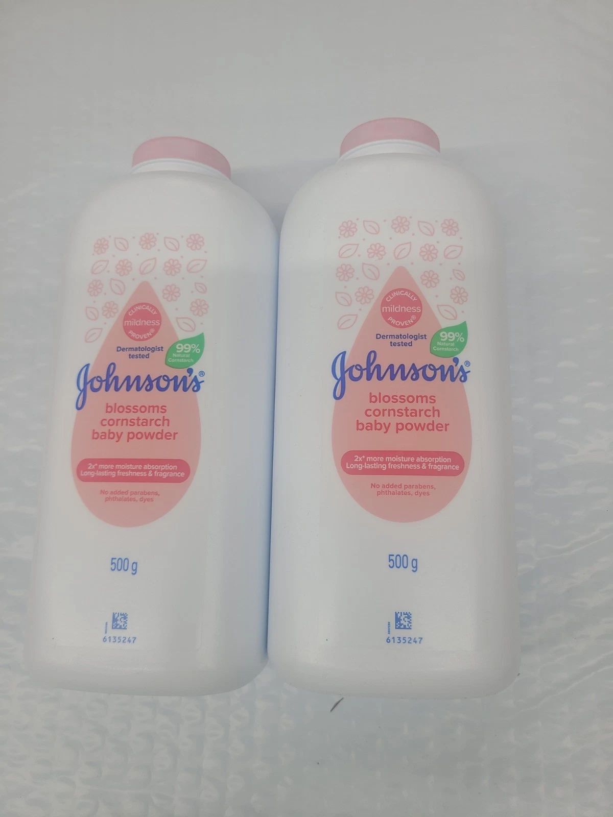 2 PC Johnson’s Blossoms Cornstarch Baby Powder 500G NEW
Opens in a new window or tab