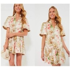 Tuckernuck | NEW Sun Faded Floral Crawford V-neckline Mini Dress Size XL