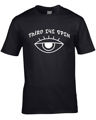 Third Eye Open 3rd Herren T-Shirt Mystic Magic Geschenk Drogen Yoga Cool Meditation