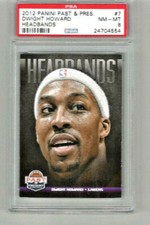 2012 Past and Present  Dwight Howard Headbands PSA 8