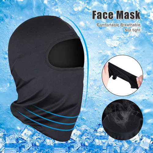 3X STURMHAUBE SOMMER BALACLAVA STURMMASKE,STURMHAUBE MOTORRAD STURMHAUBE FAHRRAD - Bild 4 von 12