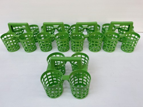 Thai Carrying Case Green Plastic Condiment Basket For Noodle Shop Size18X18X15cm - Picture 47 of 60