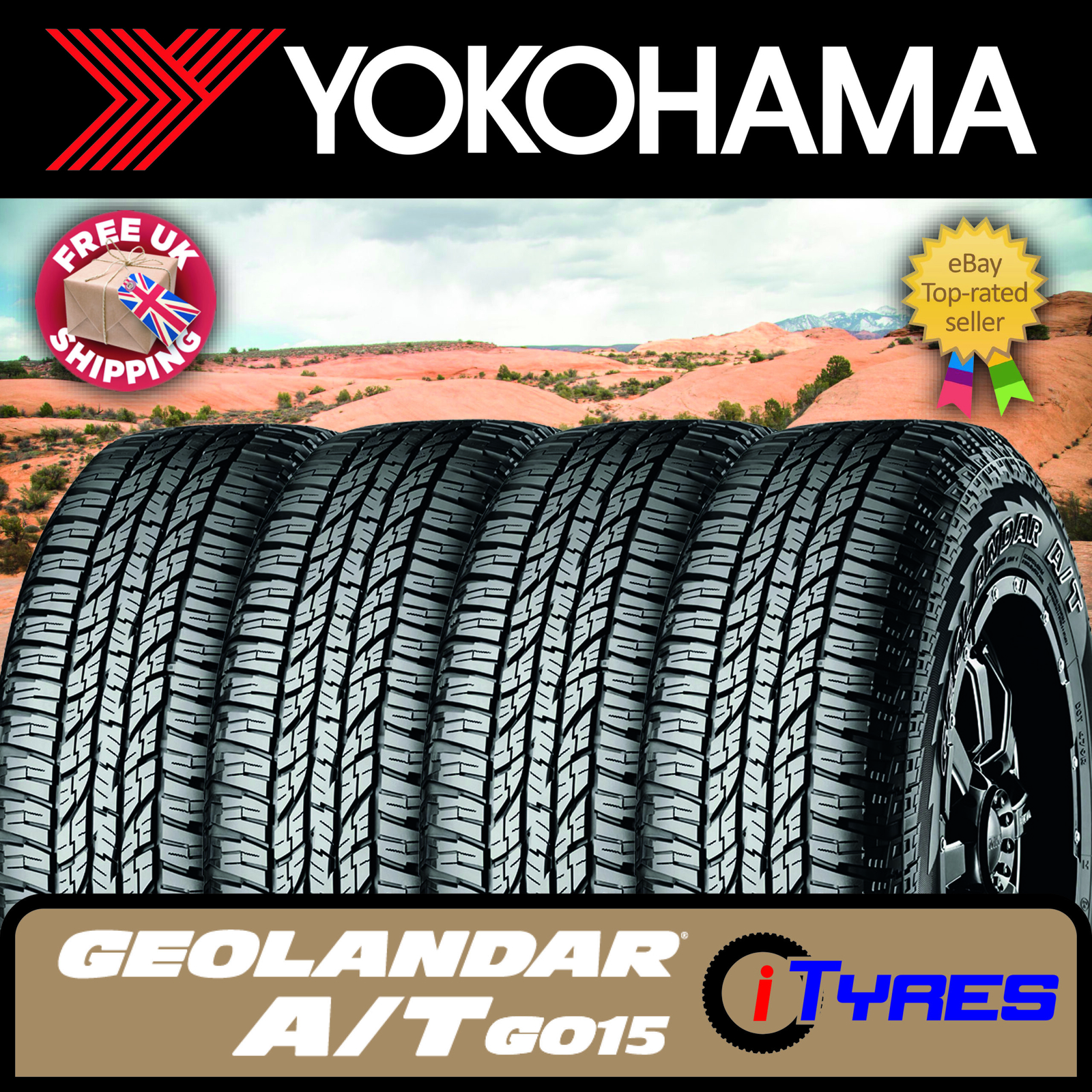 Yokohama Geolandar A/T G015 Tire - 205/70R15 96H