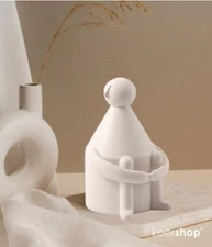 Aesthetic Shelf Decor, The PENSIVE MAN/WHITE Home Decor