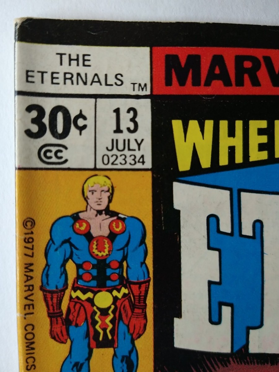 Marvel Comics Eternals #13 1st Appearance The Forgotten One