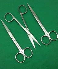 3 O.R Dressing Operating Scissors SHARP/SHARP 5.5" ROUND PATTERN SURGICAL INST