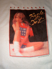 PIA ZADORA VINTAGE 1983 T-shirt Single Stitch Made In USA Rock It Out RARE 80's