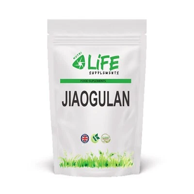 NUTRI LIFE SUPPLEMENTS Jiaogulan Extract 600 mg Capsules Clean Natural Supplements