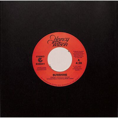 Nancy Wilson / SUNSHINE / THE END OF OUR LOVE (7 INCH) / Expansion / EXS041 / 7