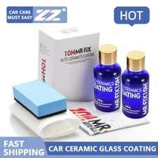 2PCS X 30ml 10H Anti-Scratch Ceramic Glass Coating Car Styling Protection Gift