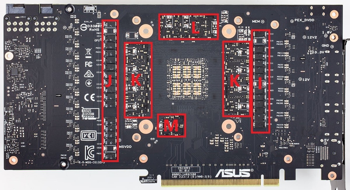Asus Strix Asus Tuf 3080 Pcb HS 20 W/mK Thermal Pad Set ASUS