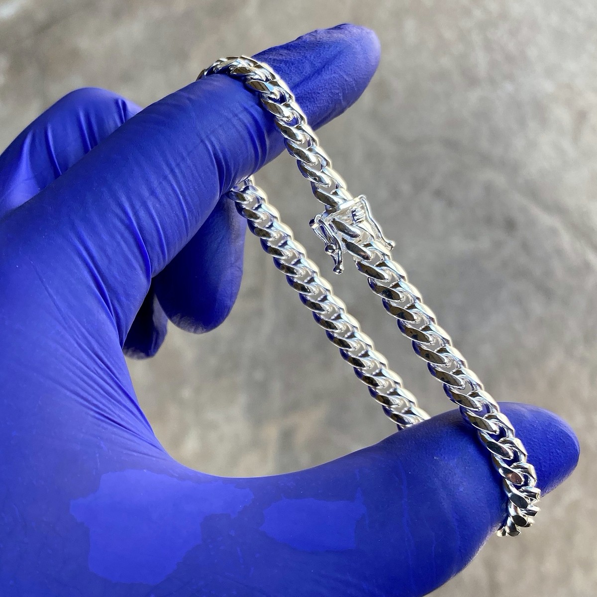 10MM Thick Iced Silver Miami Cuban Link Bracelet – Urban Fashion Jewelry