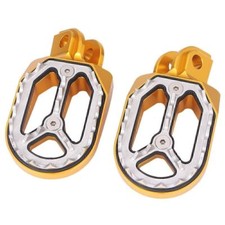Racing Footpegs Footrests For Husqvarna 85cc-530cc ALL 05-15 Dirt Bike Gold