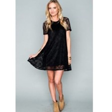 Show Me Your MuMu Nicks Babydoll Lava Lace Black Size Medium