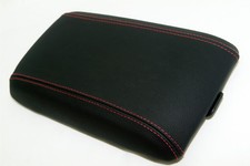 Fits 04-06 Pontiac Gto Synthetic Leather Armrest Center Console Cover Red Stitch