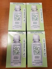 4 Boxes: Biotrue Contact Lens Solution Travel Size 2oz (Exp. 10/31/25) 8448-R2P3