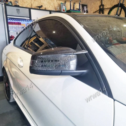 Carbon Fiber Wing Mirror Cover Caps For Mercedes AMG C63 A45 CLA45 CLS63 E63 S63