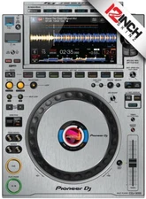 Pioneer CDJ-3000 Skin - brushed silver (pair)