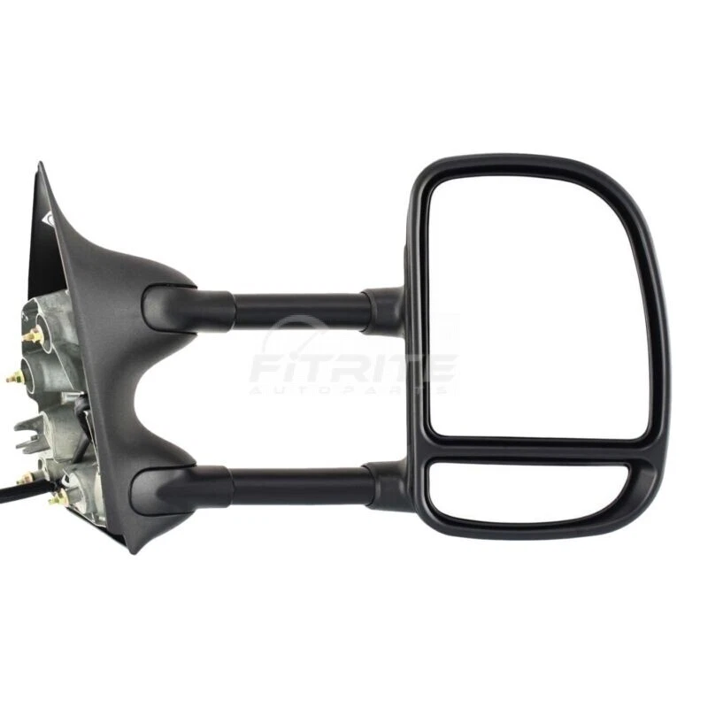 Nuevo espejo retrovisor de remolque eléctrico derecho y derecho manual plegable Ford F-250 Super Duty para 99-07 Foto 3 de 4