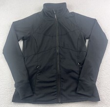 Fabletics Women s Black Active Jacket Zip Up Pockets Size Medium