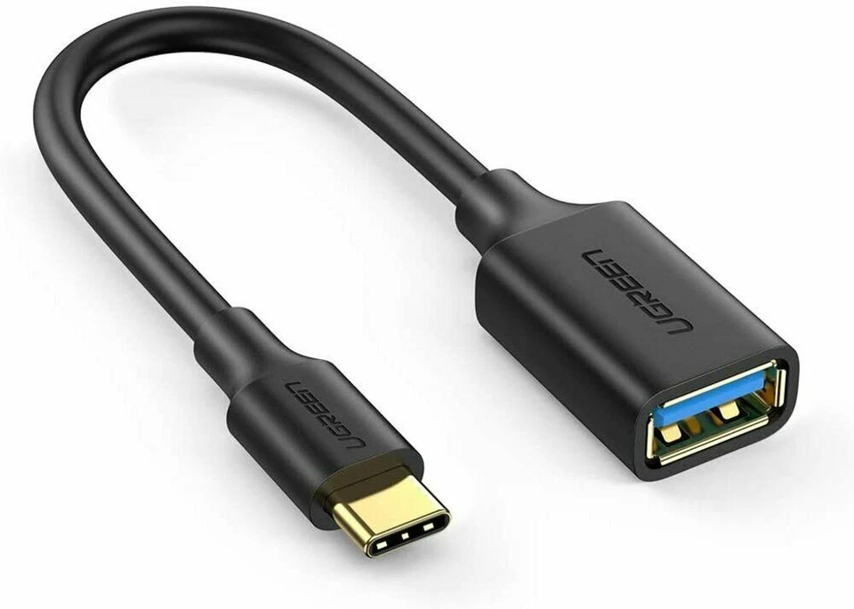 UGREEN 30701 Black USB Type-C Male to USB Type-A 3.0 Female 15cm OTG Adapter - Image 4 of 4