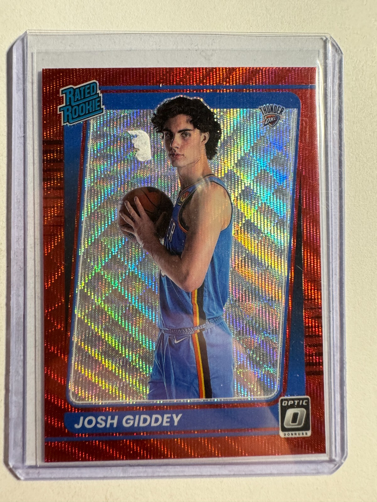K163,264 - 2021-22 Donruss Optic Red Wave #152 Josh Giddey
