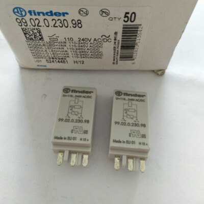 2PCS Finder 99.02.0.230.98 Power Relay 3 Pins 110-240VAC