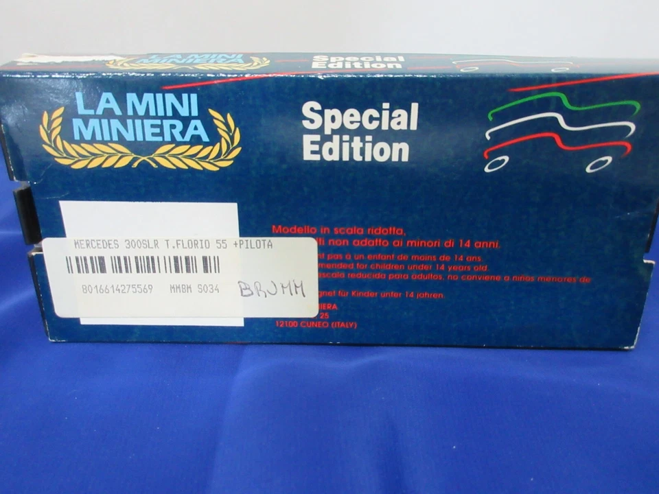 BRUMM SPECIAL EDITION MMBM S034 LA MINI MINIERA MERCEDES 300SLR T FLORIO 55 1/43 - Immagine 2 di 4