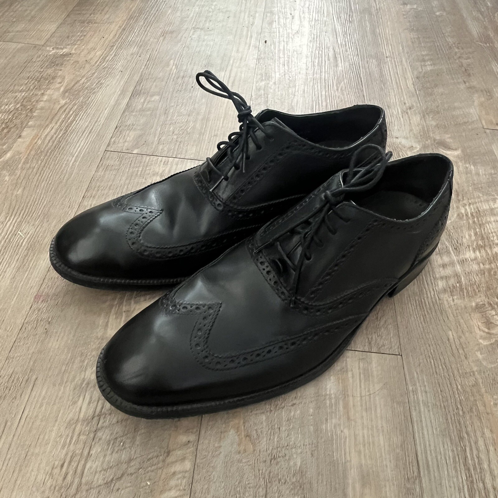 SAOLA Scarpe eleganti Cole Haan Williams da uomo taglia 11 5 M Oxford a coda di rondine nere C12209