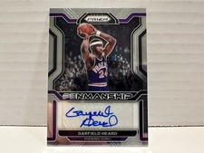 2021-22 Panini Prizm Penmanship Gar Heard Garfield Heard #PM-GHD Auto Basketball
