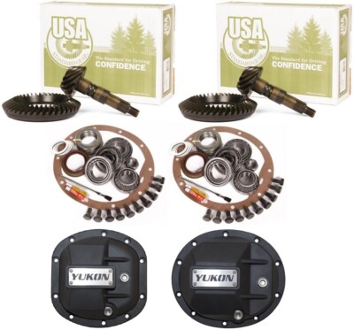 87-96 Jeep YJ XJ Dana 35 30 4.11 Ring and Pinion Master USA Gear Yukon Cover Pkg