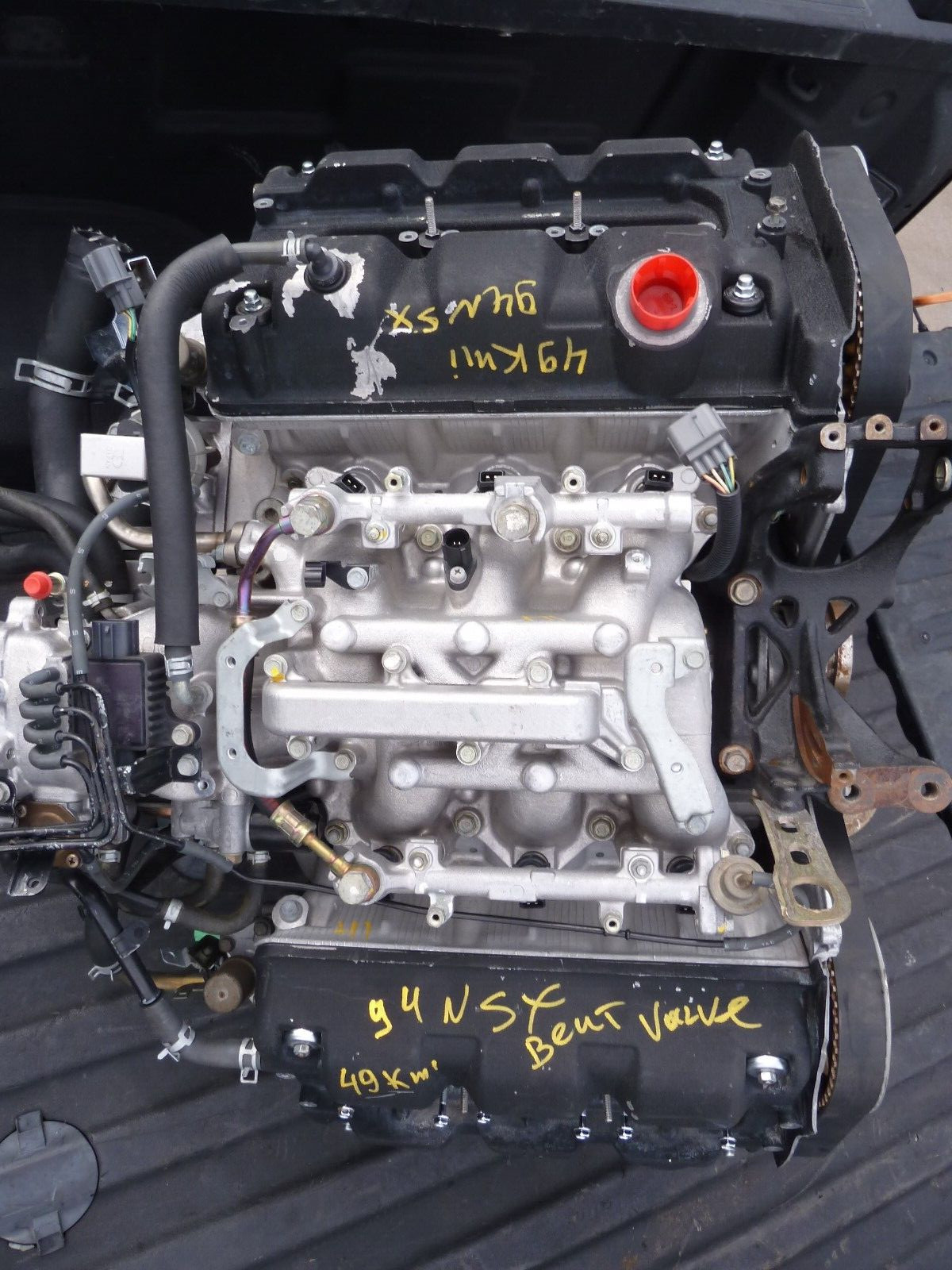 USDM 1991-96 Acura NSX Engine 49k mi 3.0 V6 Motor USDM Bent Valves Needs work