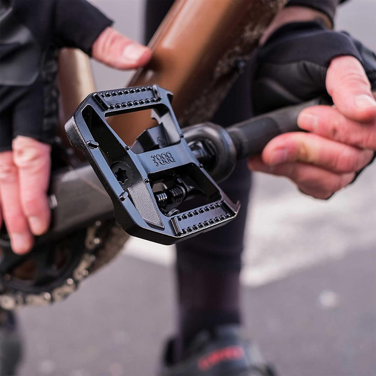 BBB BPD-61 Dual Choice Clipless Flat Pedals Mountain Bike