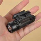 Tactical Pistol LED Gun Flashlight Torch Handgun Light for Picatinny Rail