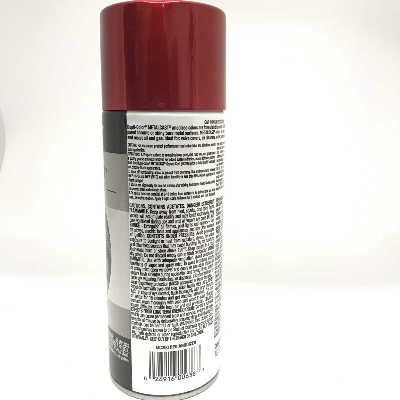 Dupli-Color MC200 Red Metalcast Anodized 11 Oz. Aerosol for sale  