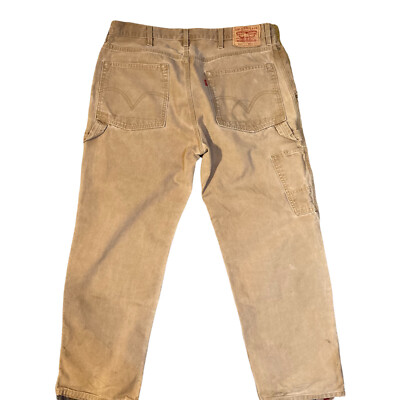 Levi Strauss Jeans 38x30 Signature WORKWEAR Double Knee Canvas