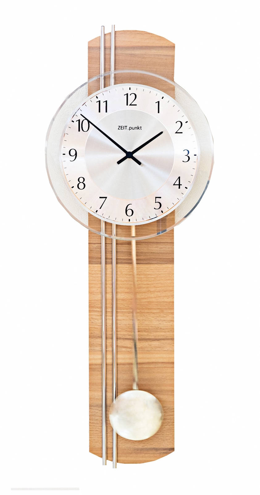 Modern wall clock with quartz movement from Zeitpunkt (Zeit.p.. ZP 17/685/11 NEW