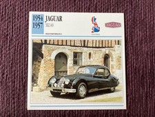 Jaguar XK140, 1954/57, High Performance Class Car, G.B.,Collectors Card