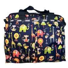 LeSportsac Ryan Zoo Animal Baby Bag Removable Crossbody Strap  Changing Pad