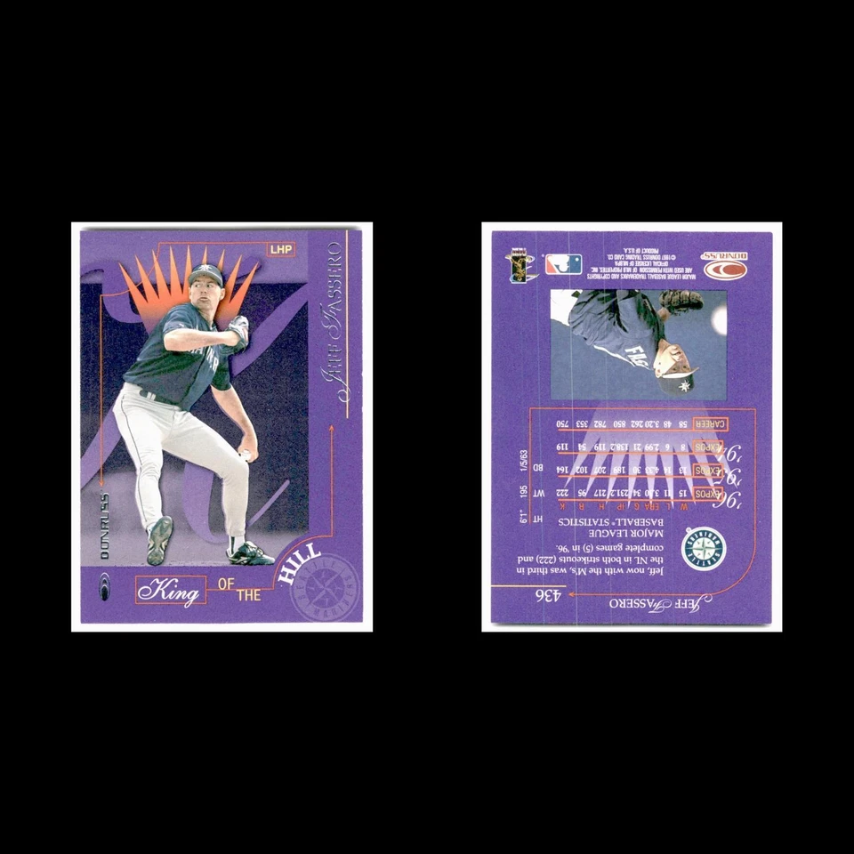 Jeff Fassero #436 1997 Donruss Seattle Mariners Baseball Card MLB NM - Image 3 of 3