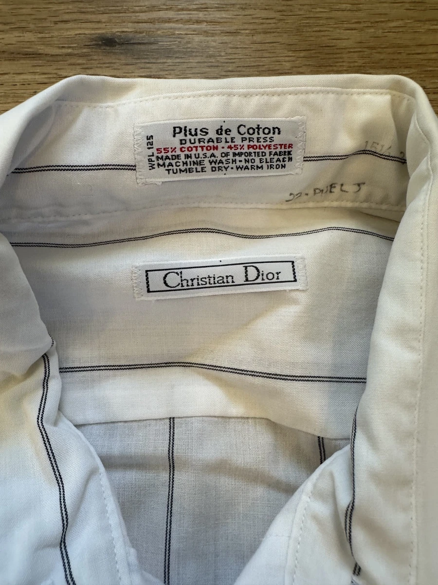 Dior Long Sleeve White Shirts for Men for sale | eBay