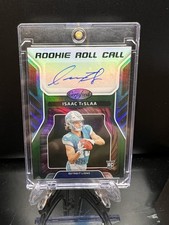 2025 Panini Certified Rookie Roll Call /25 Isaac Teslaa Mirror Green Auto Lions